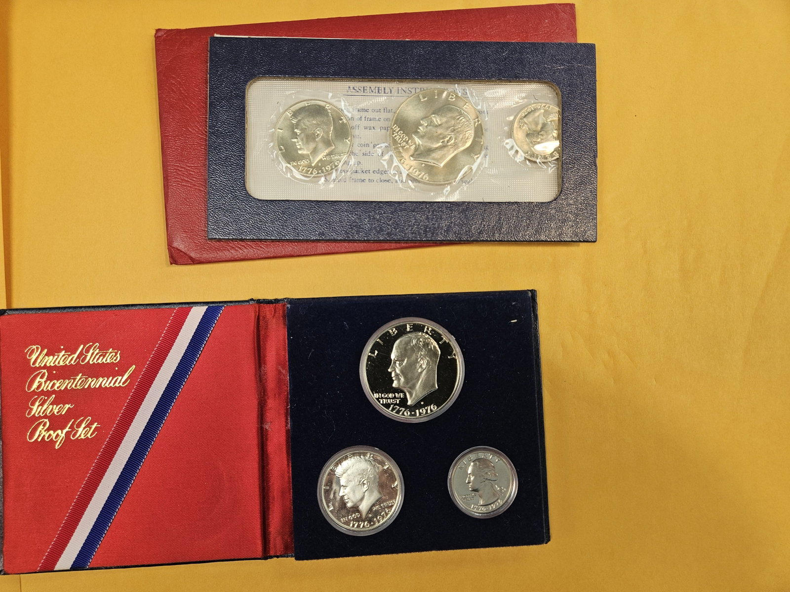 Two 1976 Silver 3-coin US Sets - 2