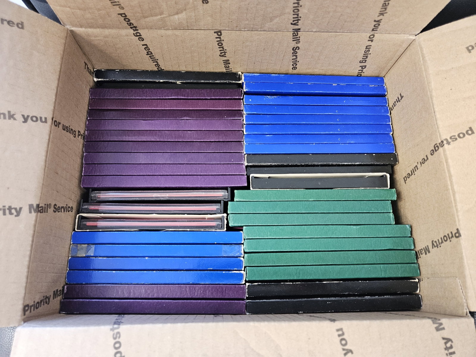 FORTY US Proof Sets: Ships separately in a Flat Rate Medium Box. No combined shipping. Mixed. Duplicates. Most in OGP