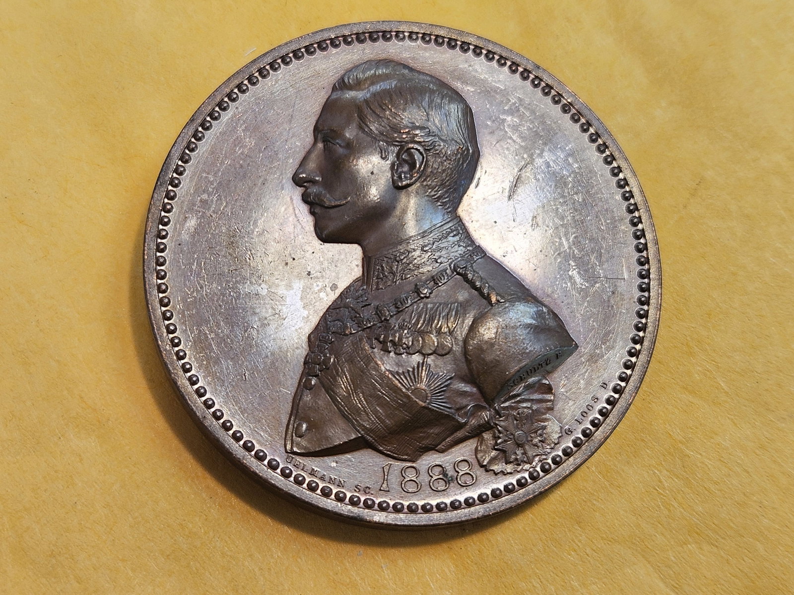 * GEM Prooflike 1888 Germany Medal: Year of 3 emperors Commemorative Medal. Superior luster in the fields!
