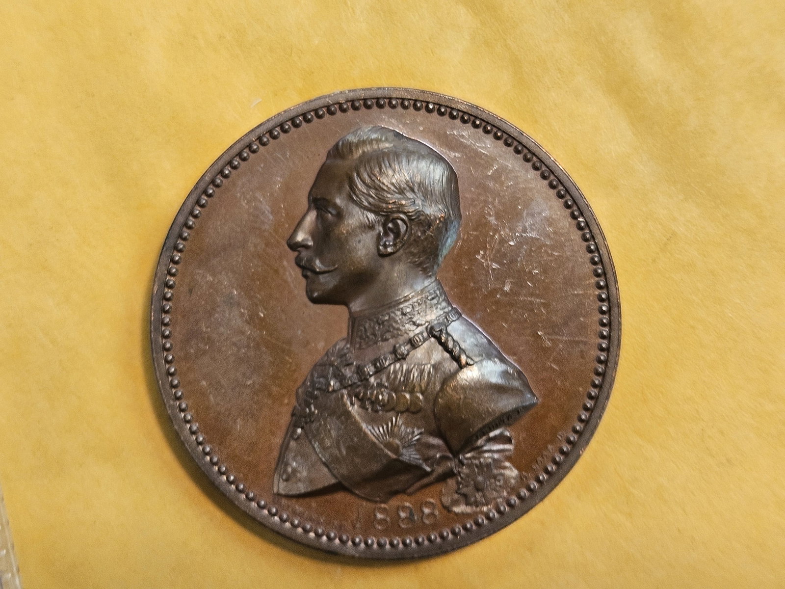 * GEM Prooflike 1888 Germany Medal - 7