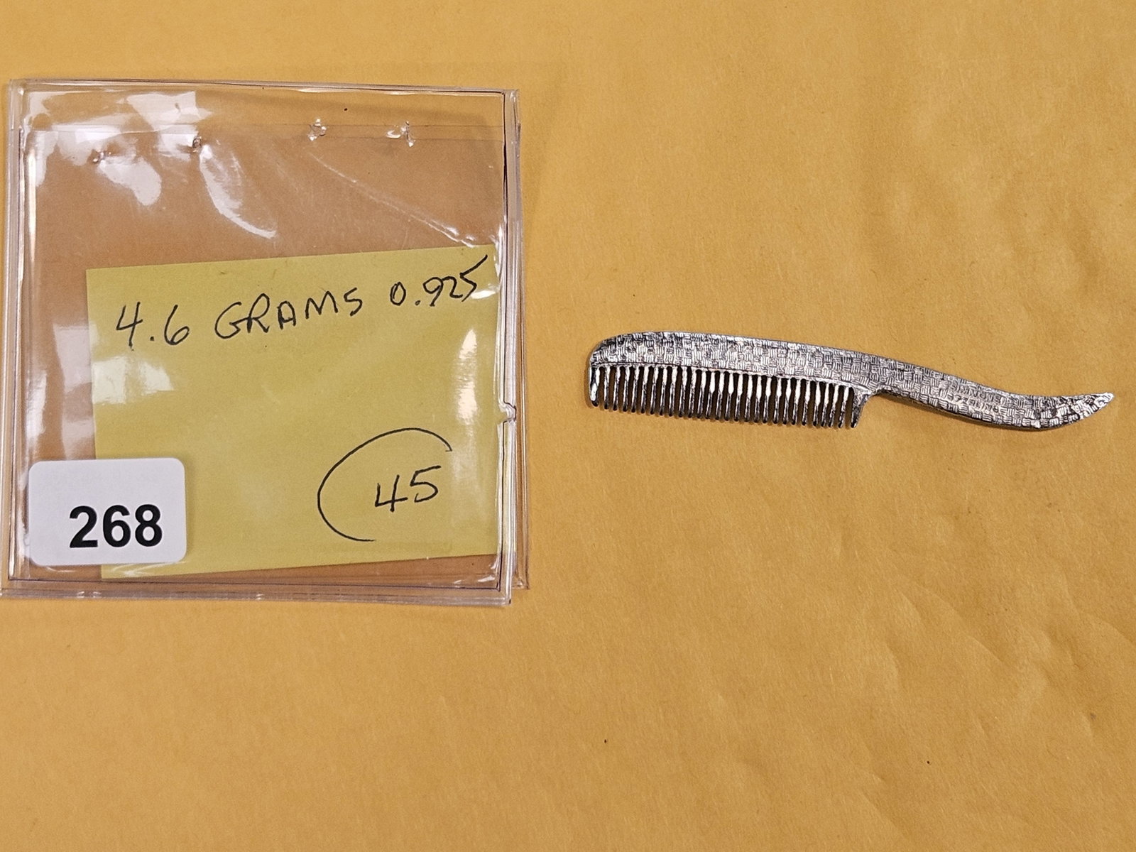 Sterling Silver Comb - 2