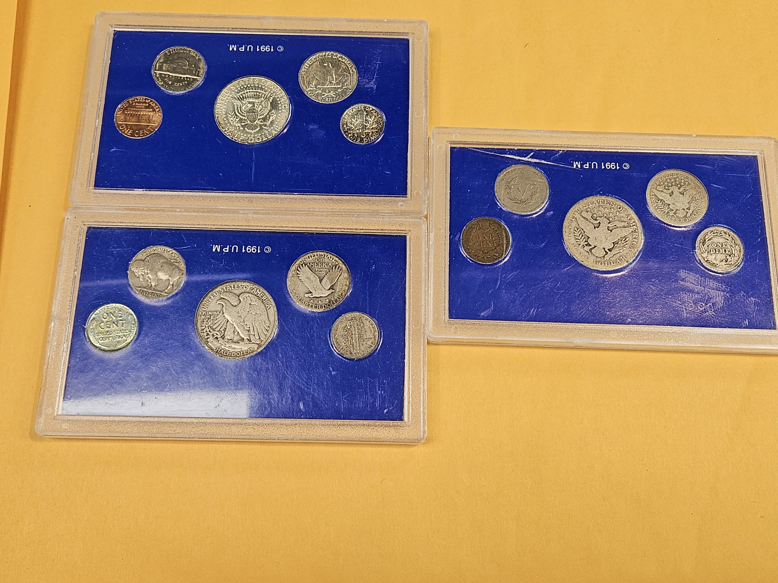 Three Americana Series Silver coin sets - 3