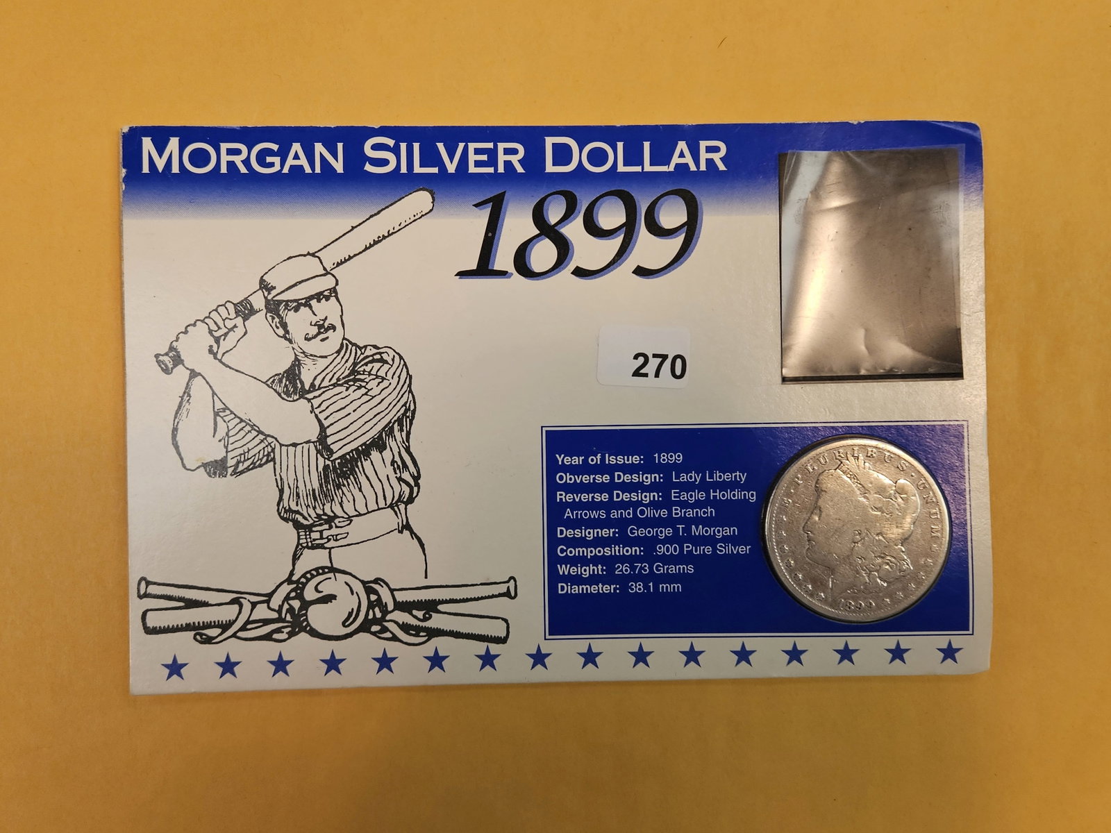 Morgan Silver Dollar: In Info holder