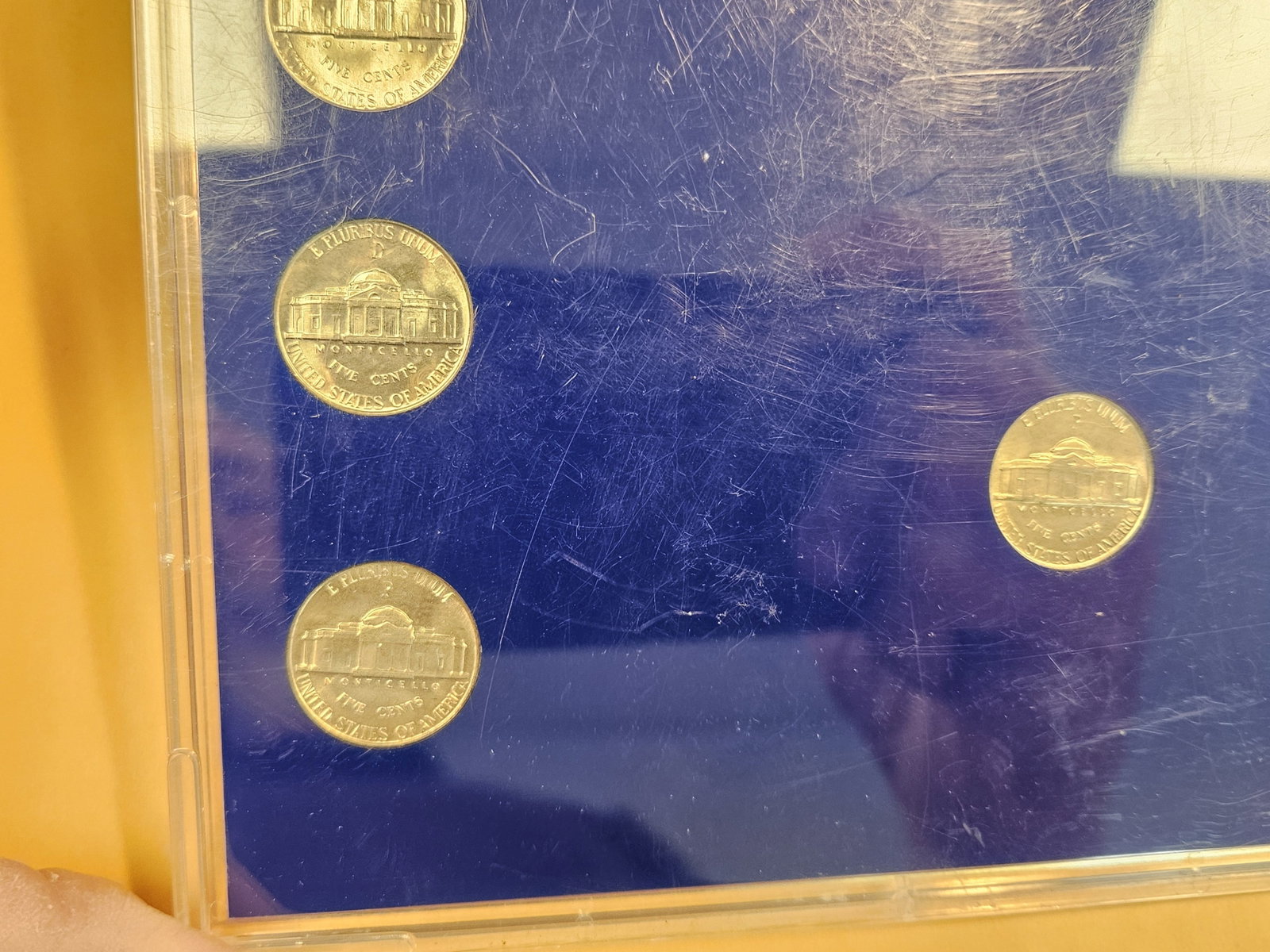 Complete set of Brilliant Uncirculated Silver Wartime Jefferson Nickels - 9