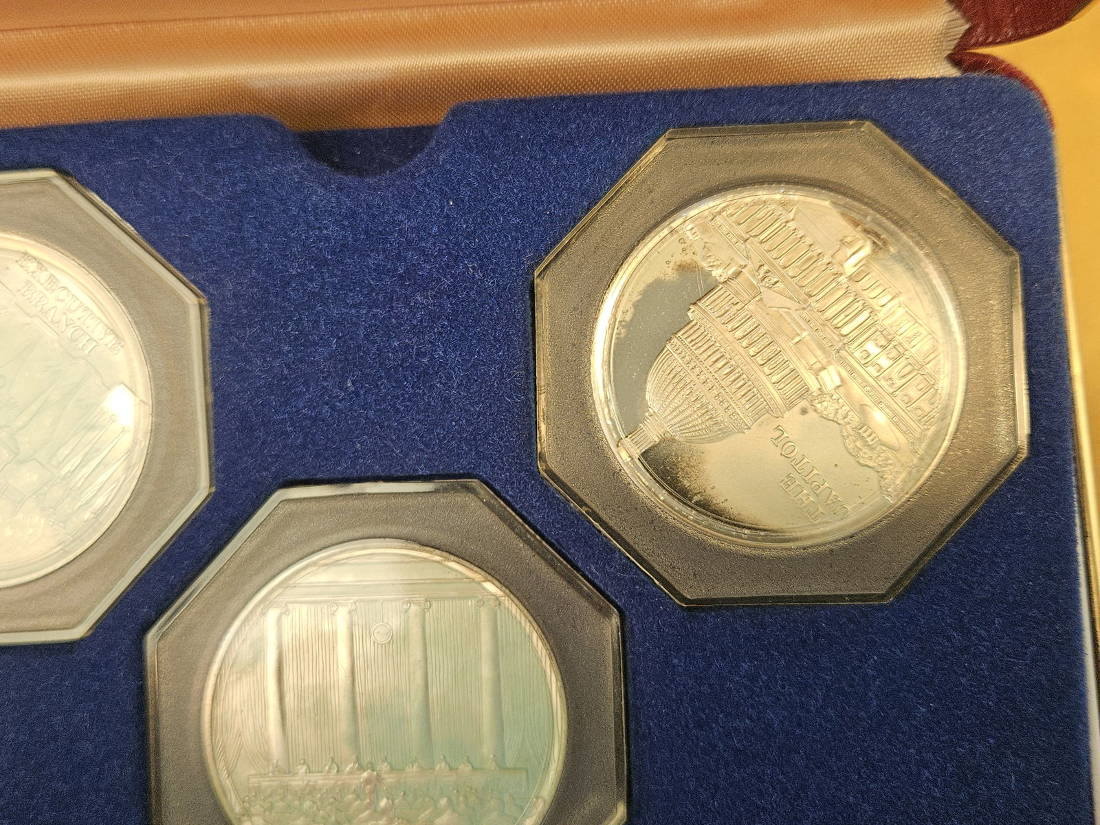 The Branches of Government Sterling Silver 3-medal set - 7
