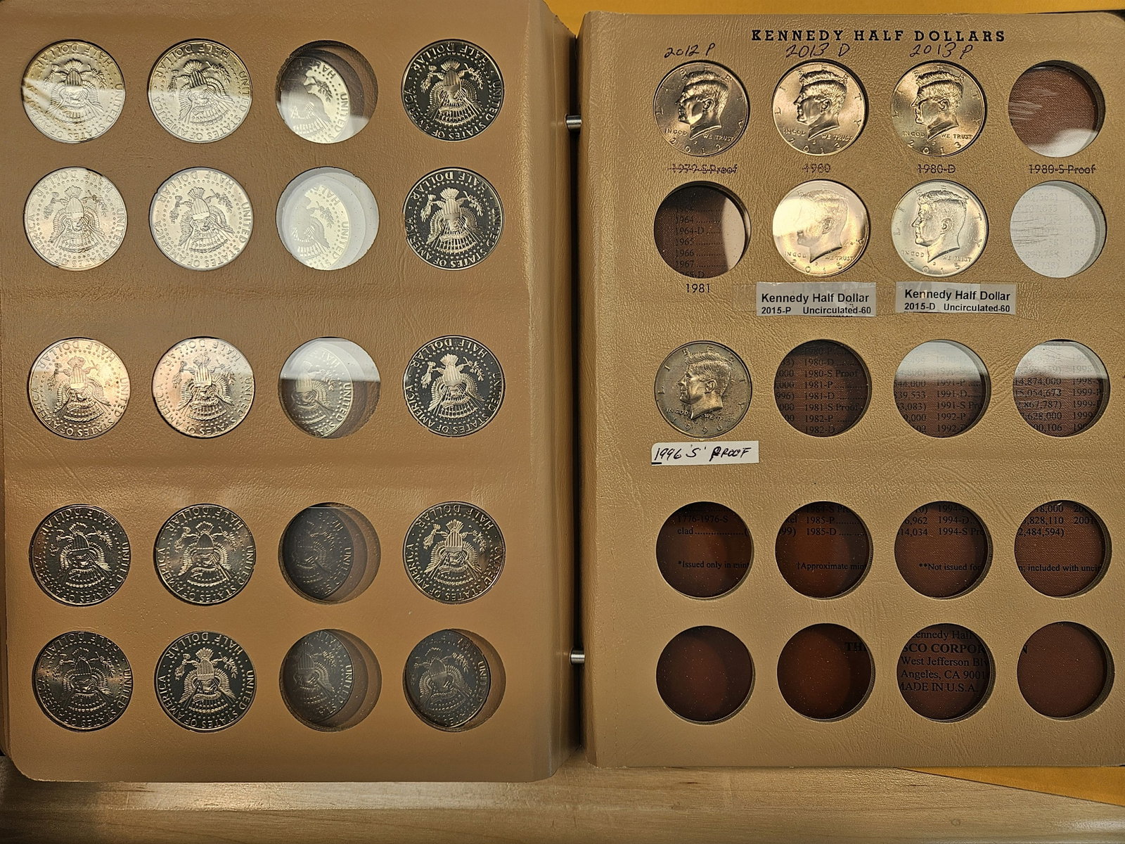 Mostly complete Kennedy Half Dollar Collection - 11