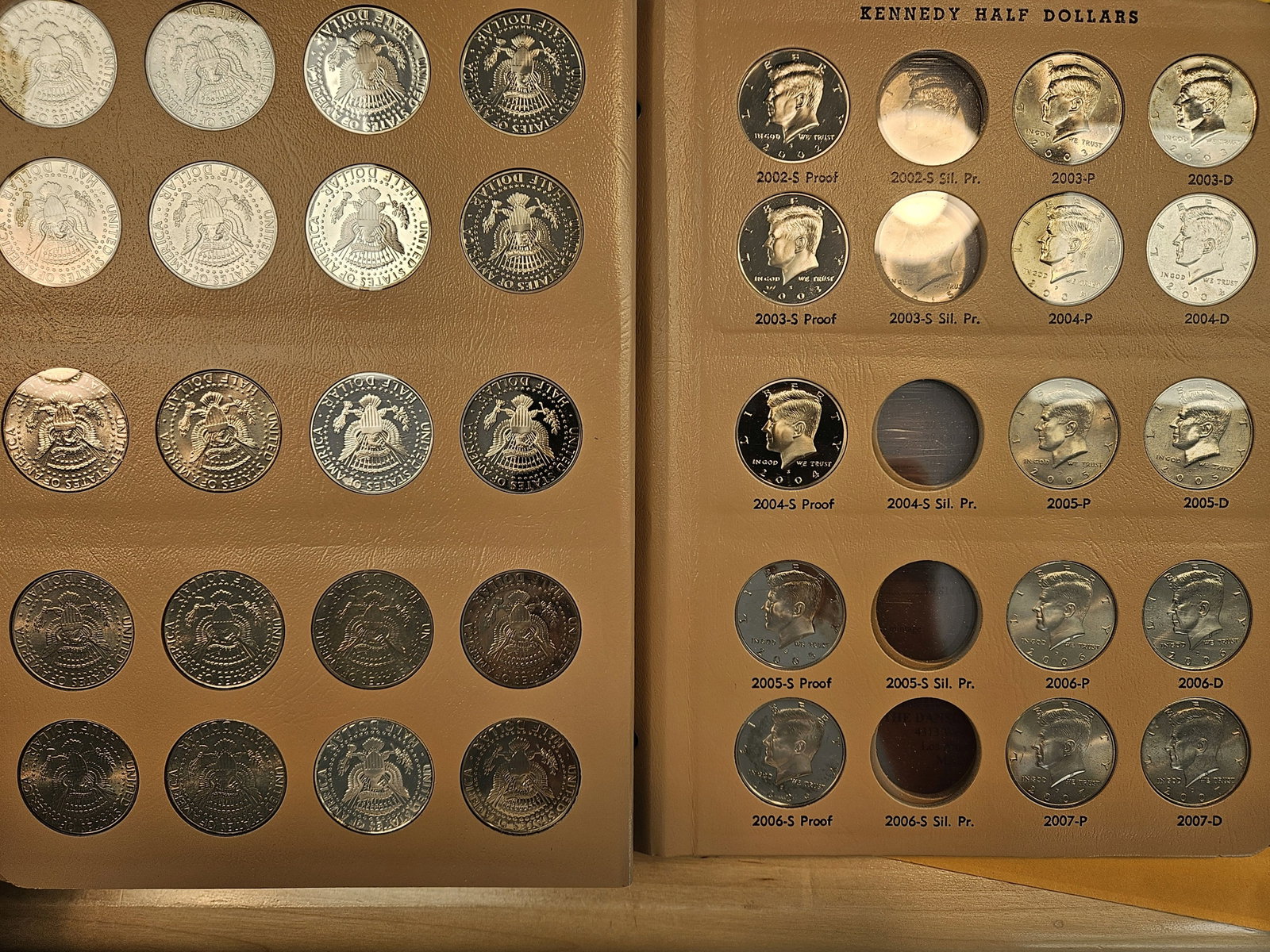 Mostly complete Kennedy Half Dollar Collection - 7