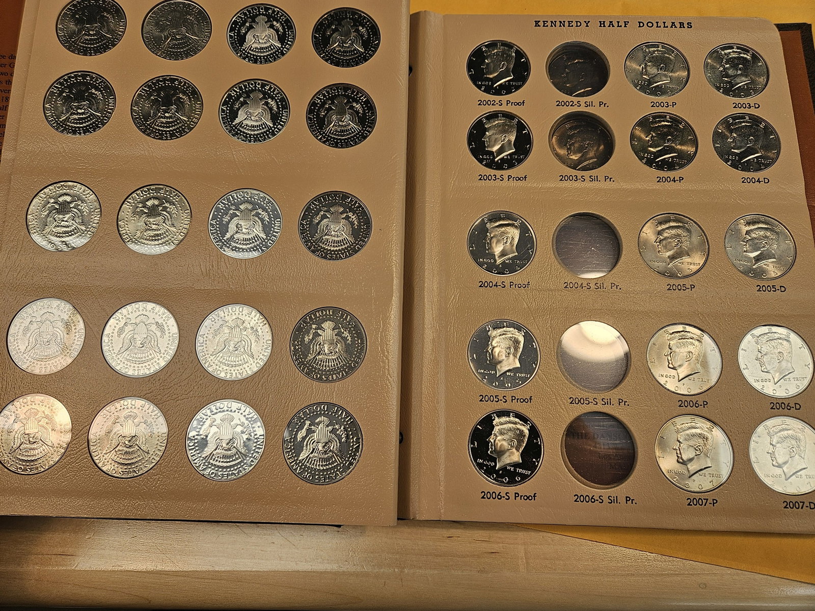 Mostly complete Kennedy Half Dollar Collection - 8