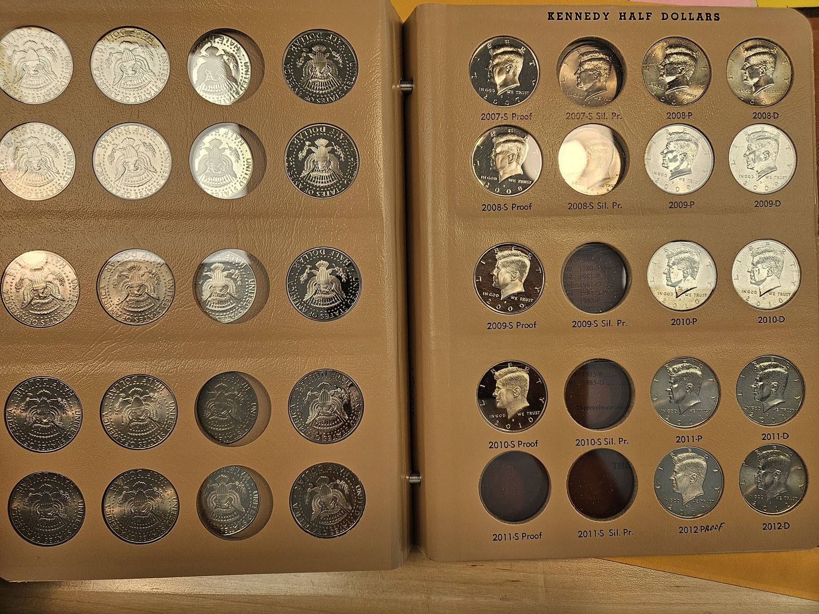 Mostly complete Kennedy Half Dollar Collection - 9