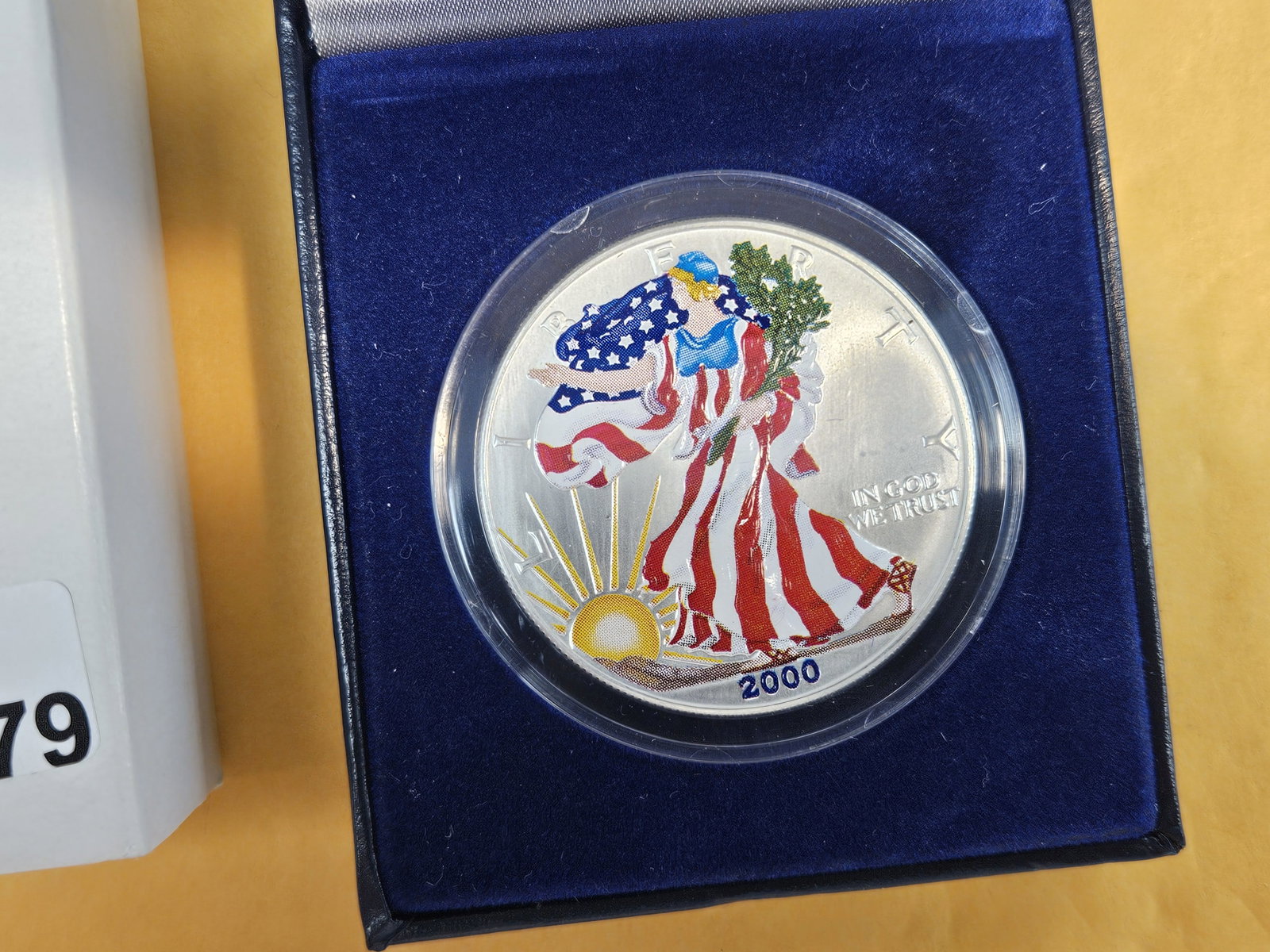 Colorized 2000 American Silver Eagle - 2