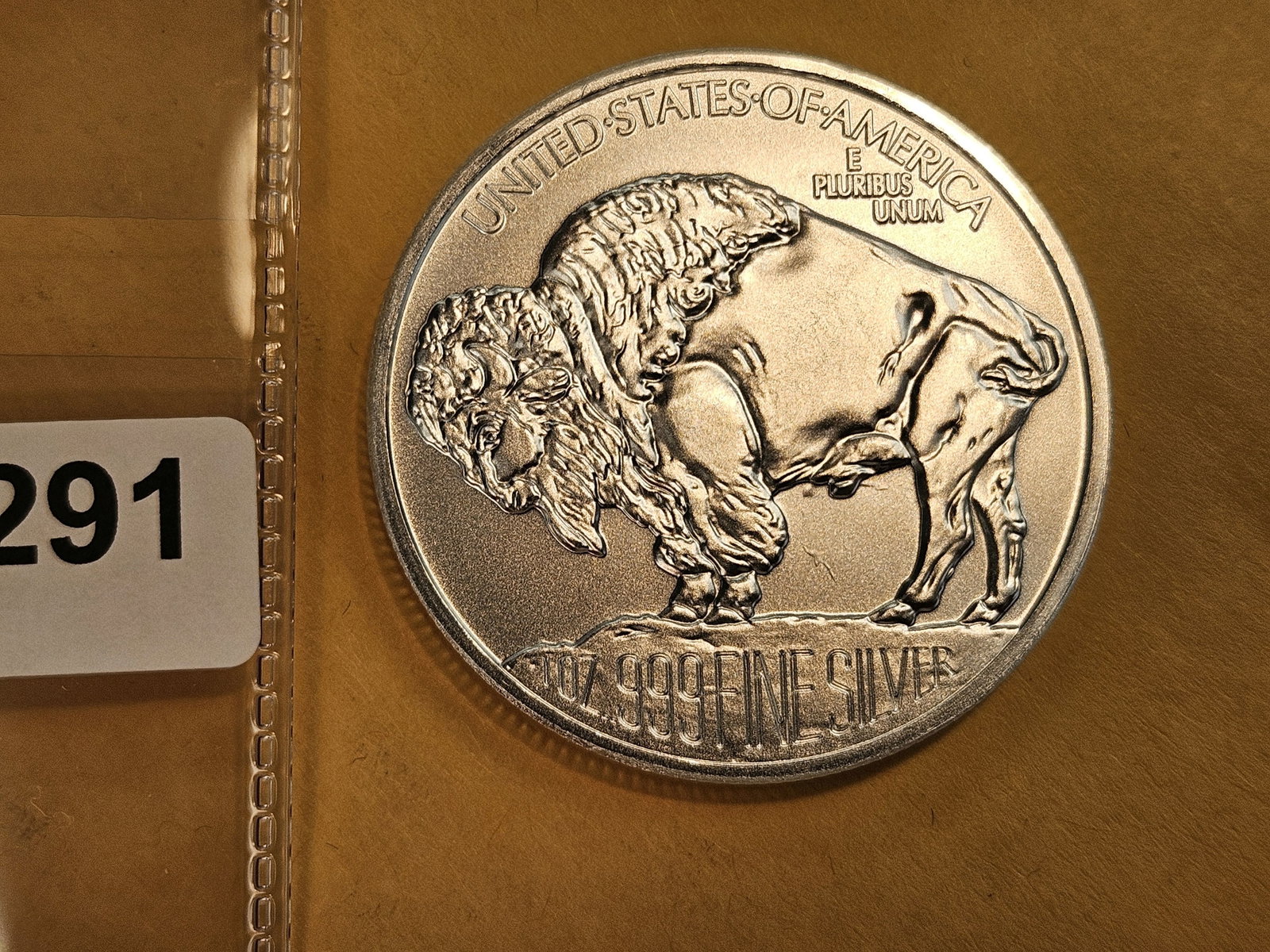 One Troy ounce .999 fine silver art round - 2