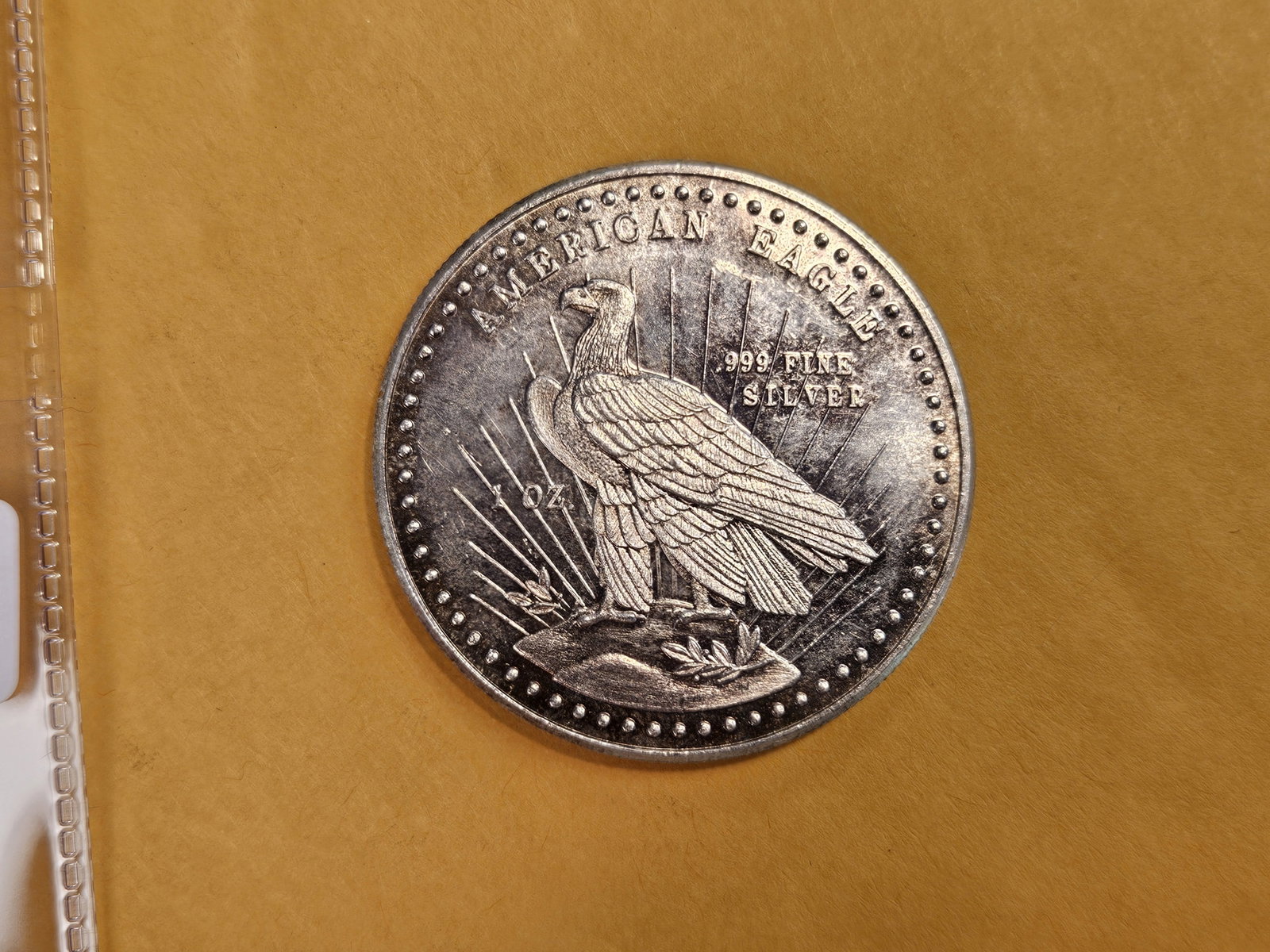 One Troy ounce .999 fine silver art round - 2