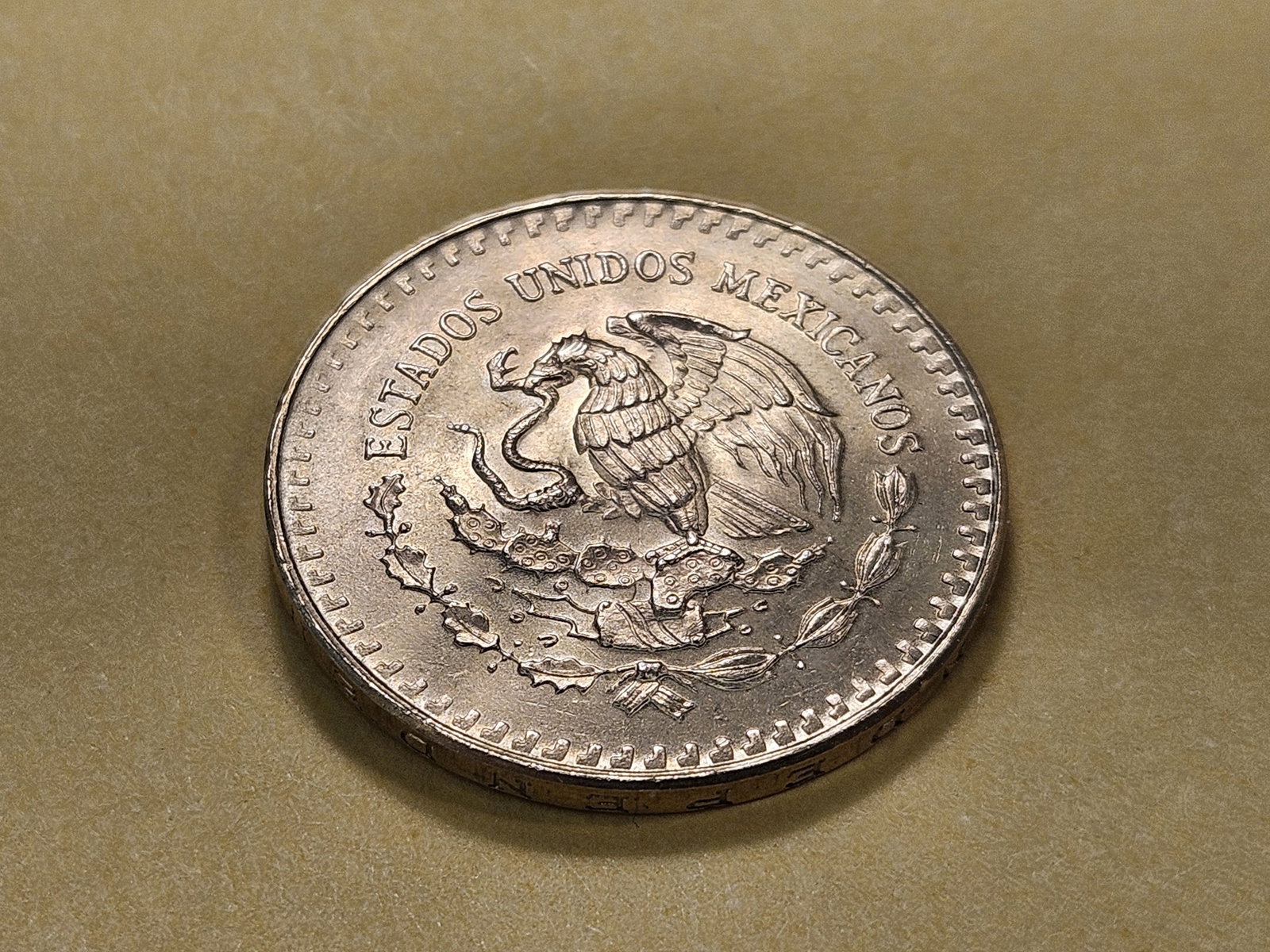 GOLD! GEM Brilliant Uncirculated 1981-Mo Mexico 1/4 Libertad - 5