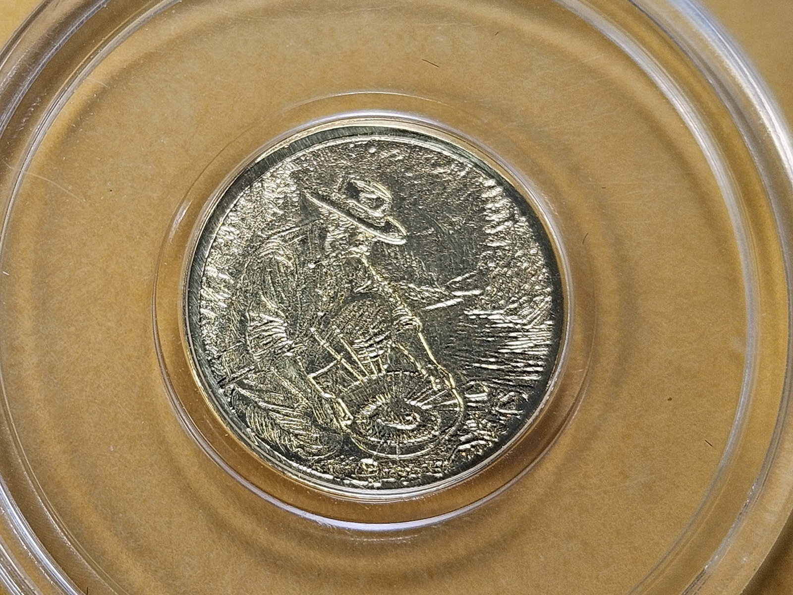 GOLD! .999 Fine Gold Round: 1/100 Troy Ounce
