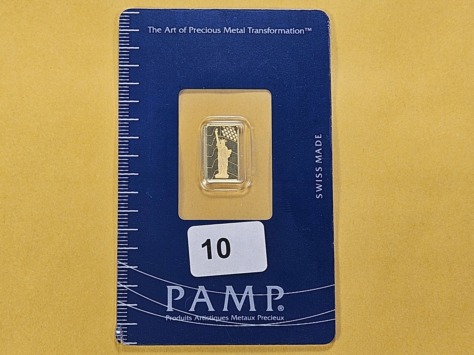 GOLD! PAMP Suisse 1 Gram .999 Fine Gold Bar - 2