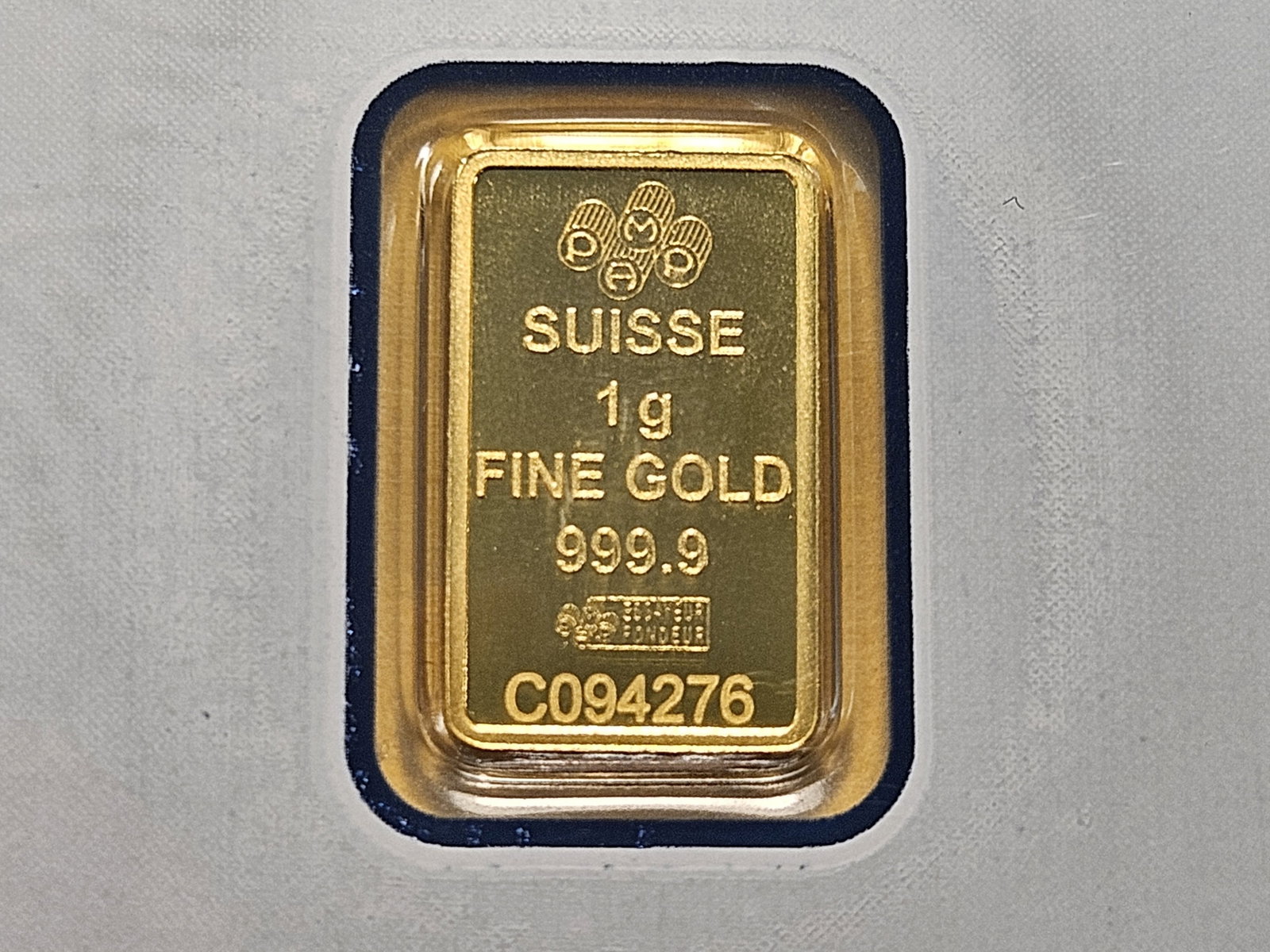 GOLD! PAMP Suisse 1 Gram .999 Fine Gold Bar - 4