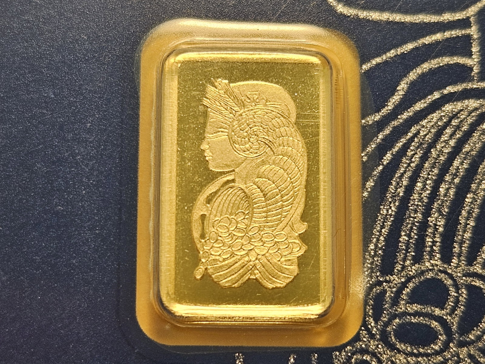GOLD! PAMP Suisse 1 Gram .999 Fine Gold Bar: In Veri-Scan Certified Assay Card