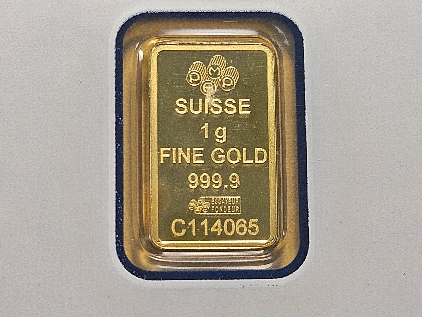 GOLD! PAMP Suisse 1 Gram .999 Fine Gold Bar - 4