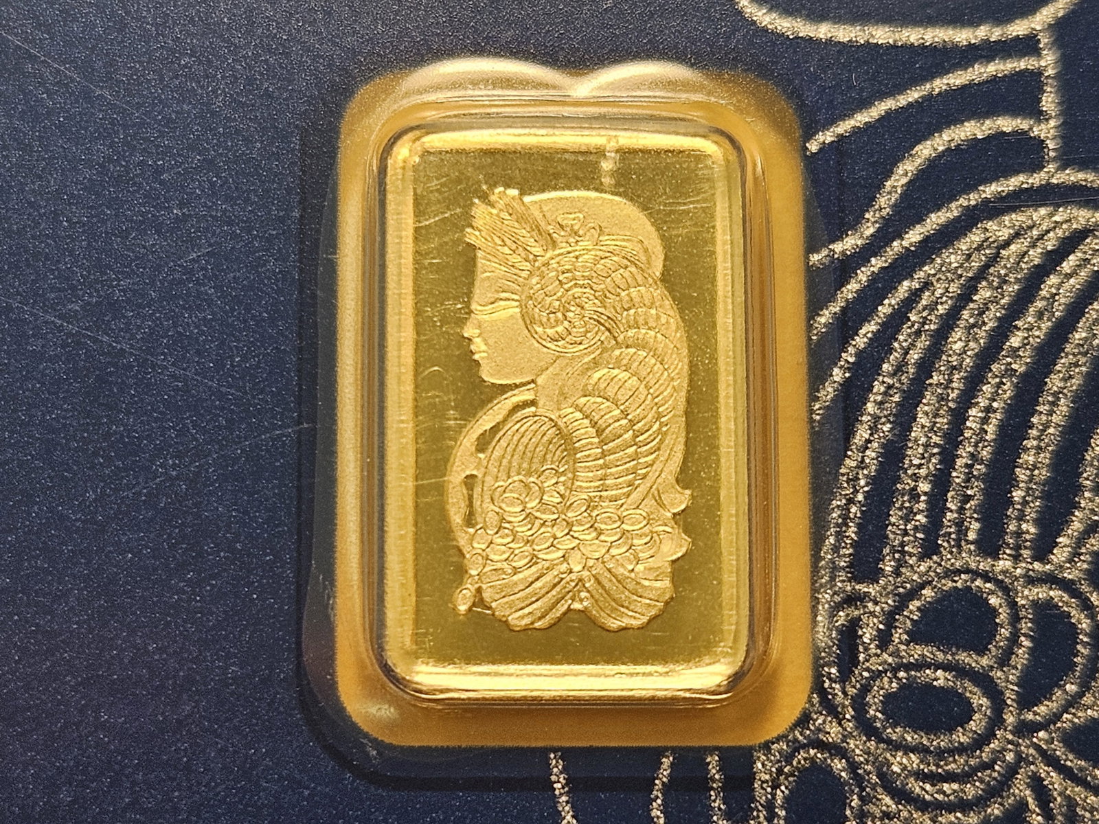 GOLD! PAMP Suisse 1 Gram .999 Fine Gold Bar: In Veri-Scan Certified Assay Card