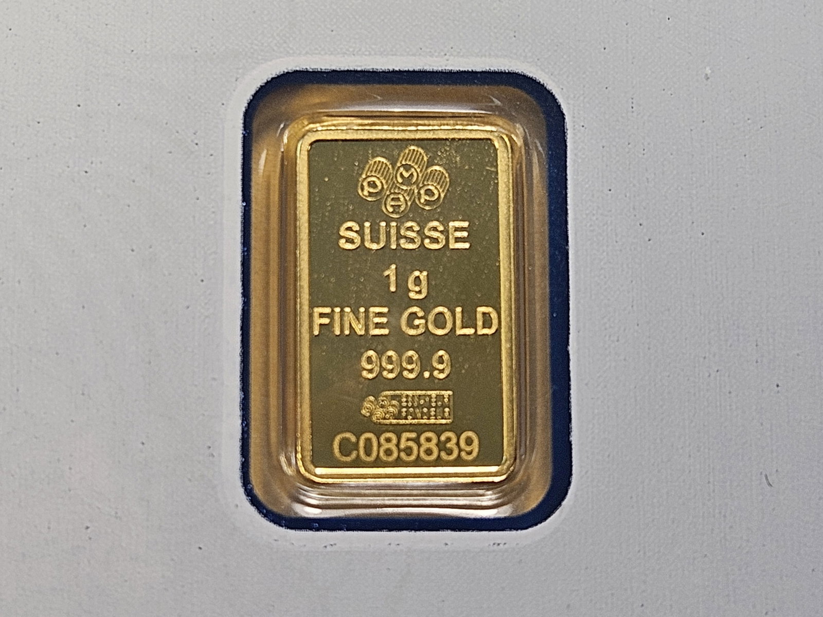 GOLD! PAMP Suisse 1 Gram .999 Fine Gold Bar - 4