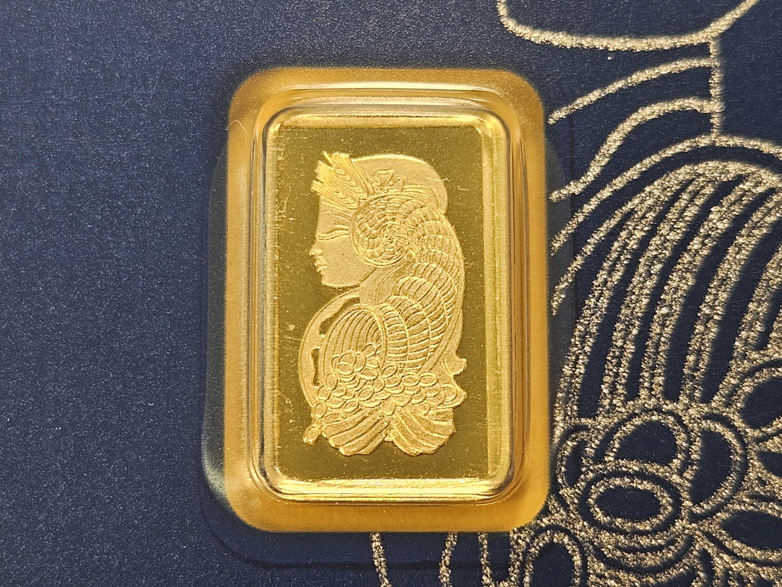 GOLD! PAMP Suisse 1 Gram .999 Fine Gold Bar: In Veri-Scan Certified Assay Card