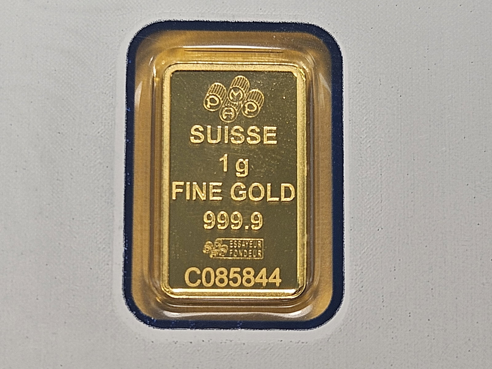 GOLD! PAMP Suisse 1 Gram .999 Fine Gold Bar - 4