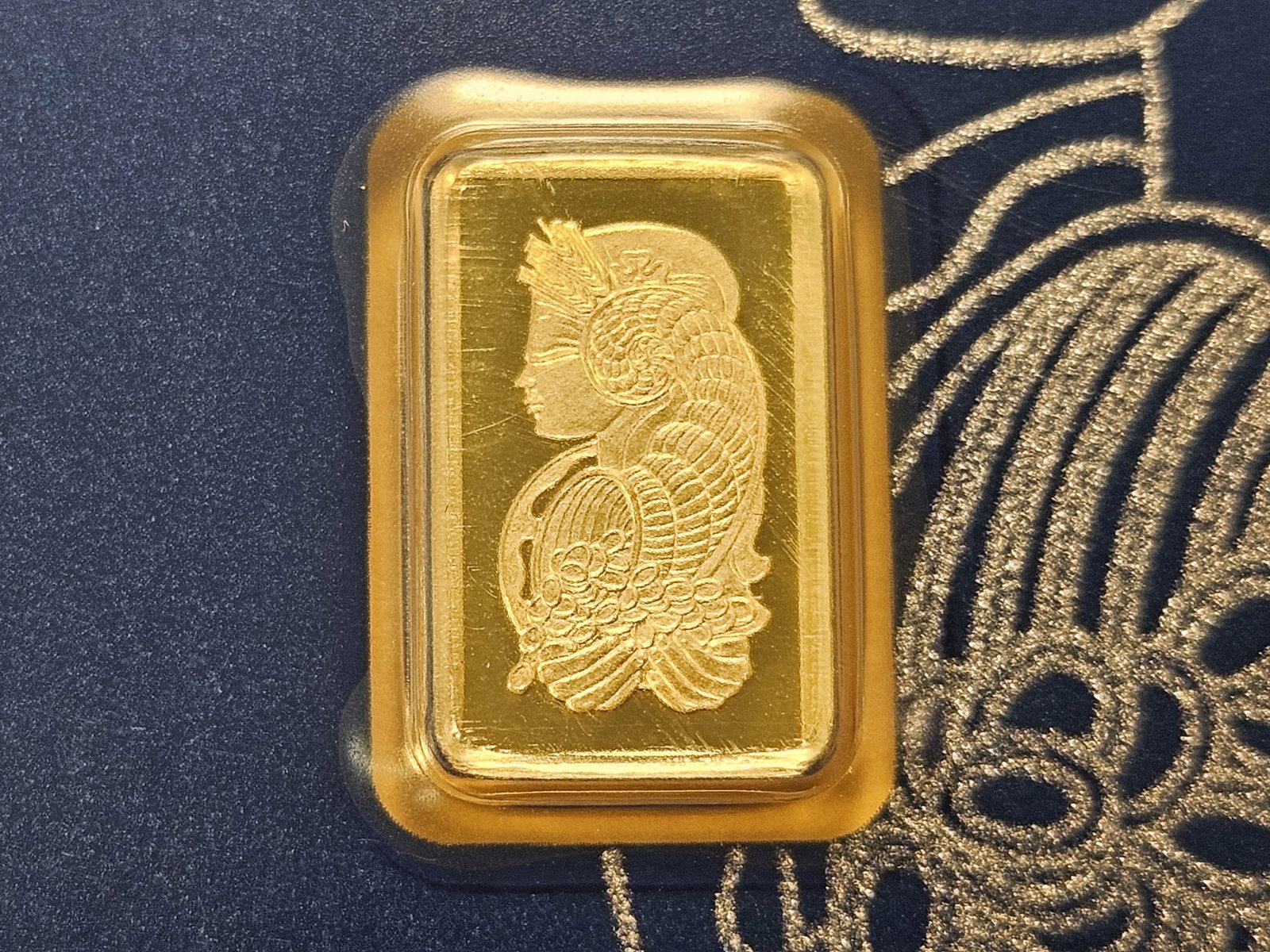 GOLD! PAMP Suisse 1 Gram .999 Fine Gold Bar: In Veri-Scan Certified Assay Card