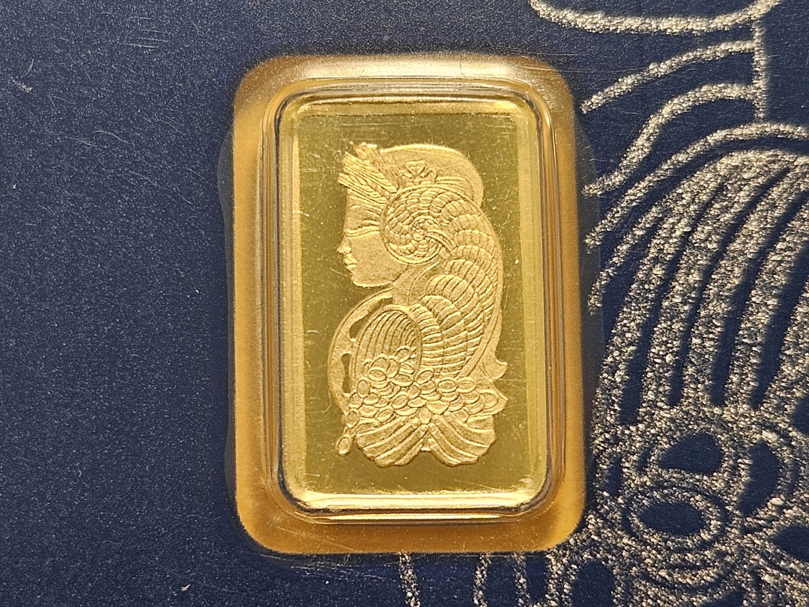 GOLD! PAMP Suisse 1 Gram .999 Fine Gold Bar: In Veri-Scan Certified Assay Card