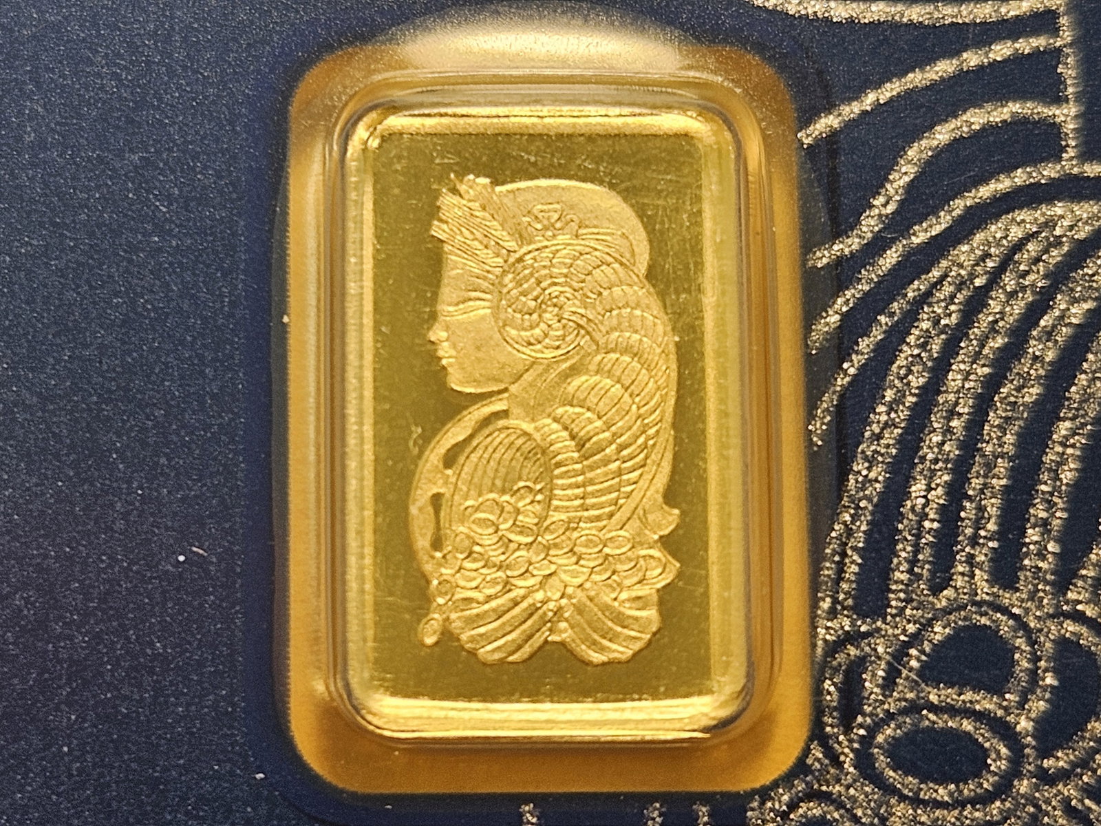GOLD! PAMP Suisse 1 Gram .999 Fine Gold Bar: In Veri-Scan Certified Assay Card