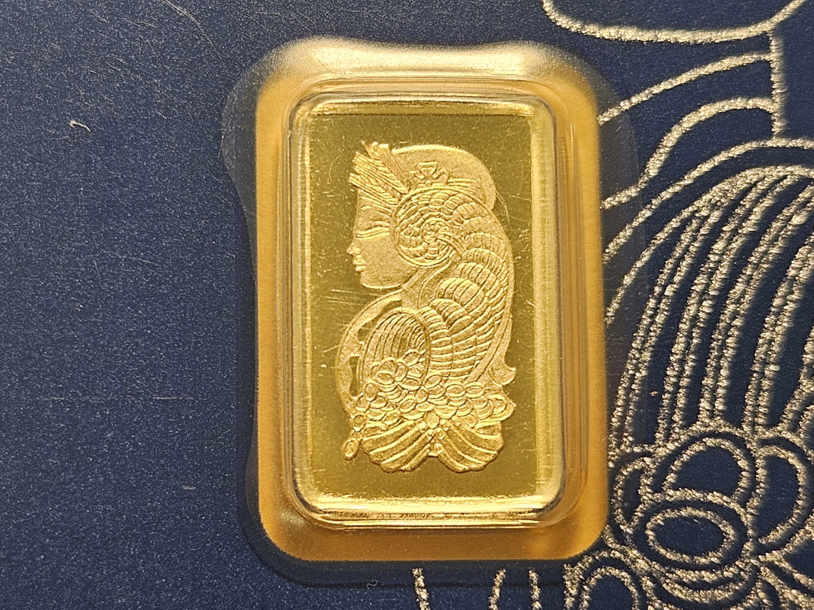 GOLD! PAMP Suisse 1 Gram .999 Fine Gold Bar: In Veri-Scan Certified Assay Card