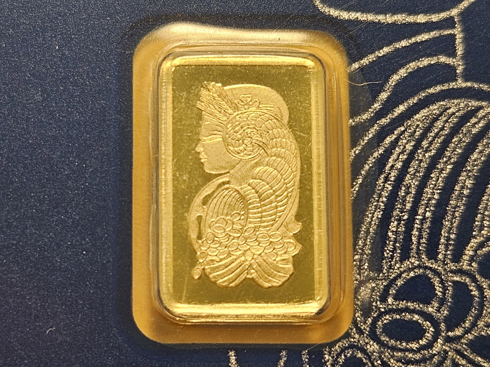GOLD! PAMP Suisse 1 Gram .999 Fine Gold Bar: In Veri-Scan Certified Assay Card