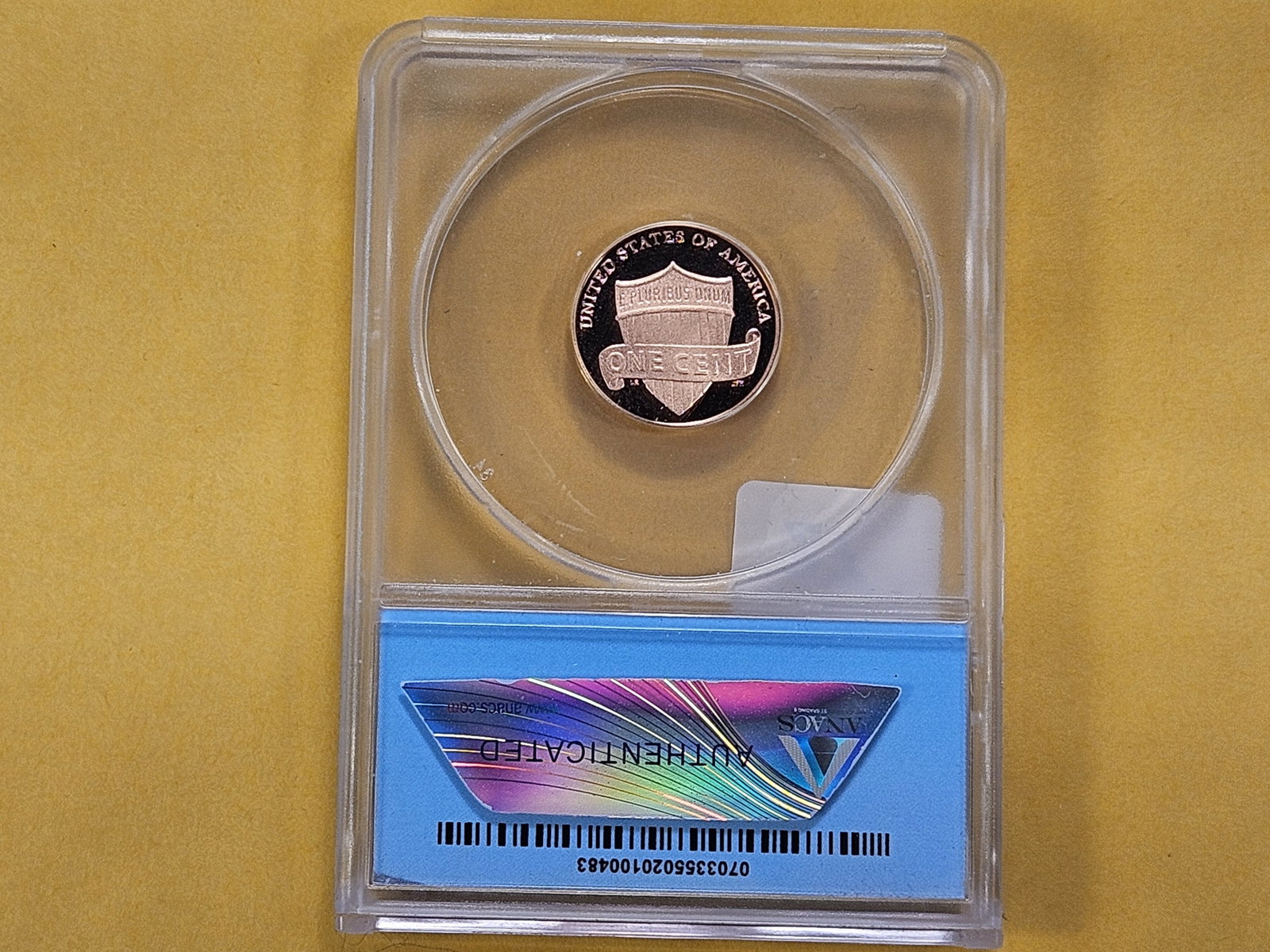PERFECT! ANACS 2025-S Lincoln Penny in Proof 70 Deep Cameo - 3