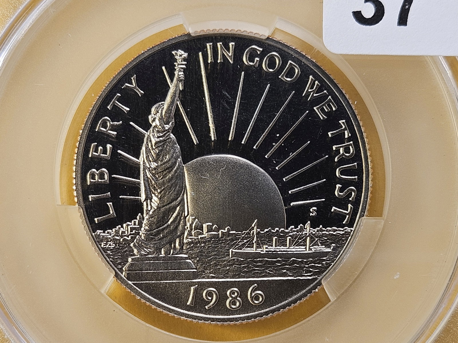CACG 1986-S Commemorative Half Dollar in Proof 66 Deep Cameo (1 of 4)