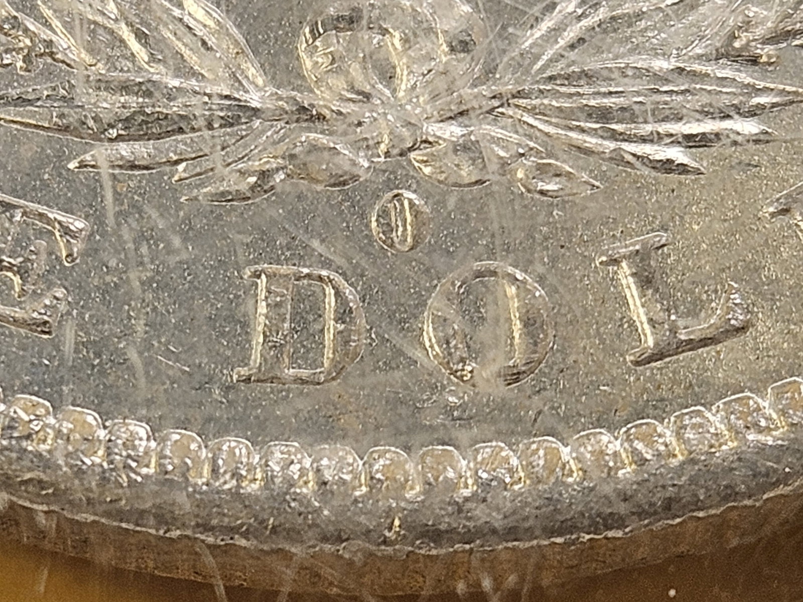 VARIETY! 1884-O/O Morgan Silver Dollar in Mint State 63 - 5