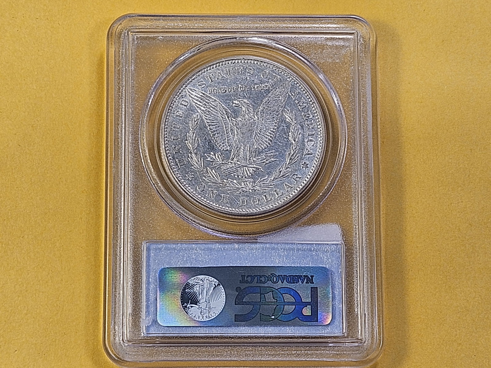 VARIETY! 1878 7tf Morgan Silver Dollar in About Uncirculated 58 - 3
