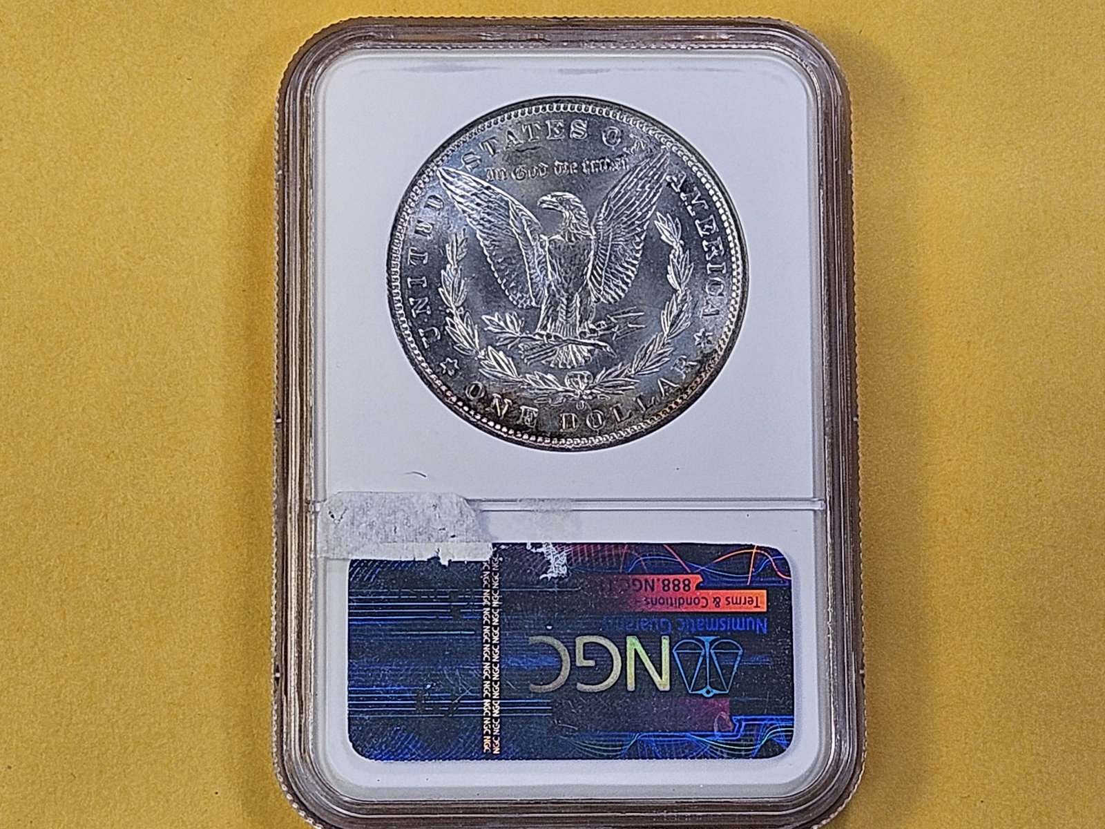 NGC 1888 Morgan Silver Dollar in Mint State 63 - 3