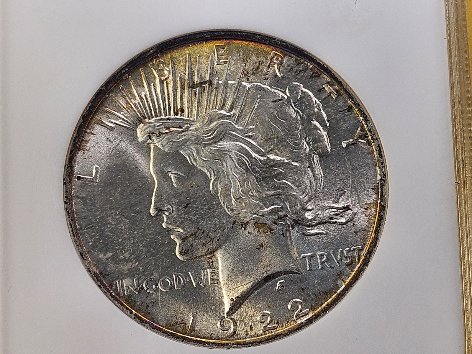 GEM! NGC 1922 Peace Silver Dollar in Mint State 65: Super Gemmy! Beautiful Coin
