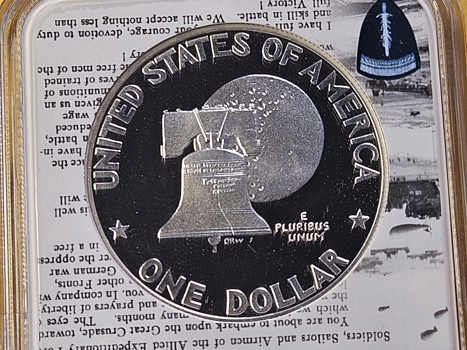 NGC 1976-S Eisenhower Silver Dollar in Proof 69 Ultra Cameo - 4