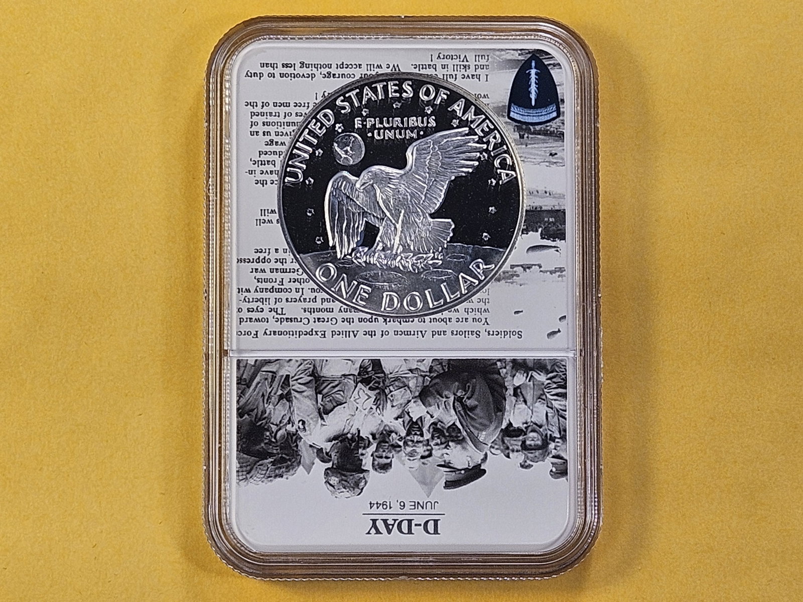NGC 1973-S Eisenhower Silver Dollar in Proof 69 Ultra Cameo - 3