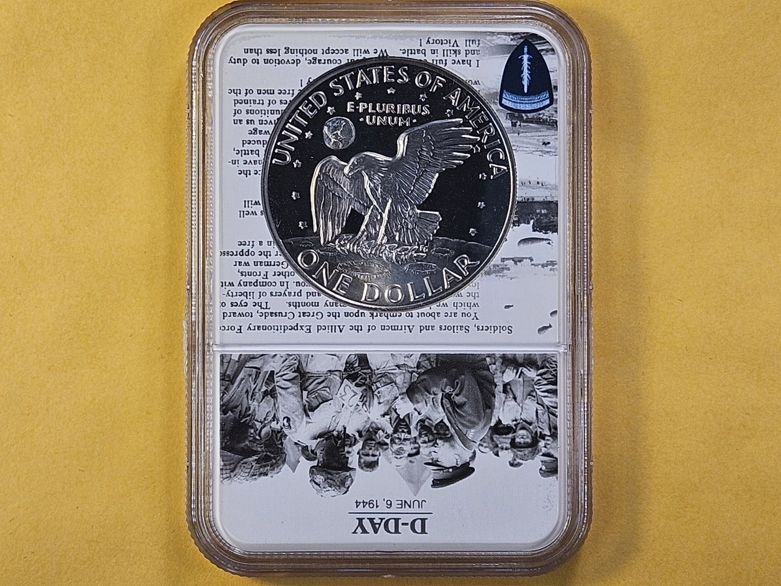 NGC 1973-S Eisenhower Silver Dollar in Proof 69 Ultra Cameo - 3