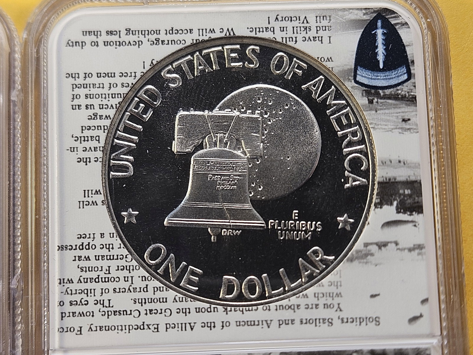 VARIETIES! Two NGC 1976-S Eisenhower Dollars in Proof 69 Ultra Cameo - 6