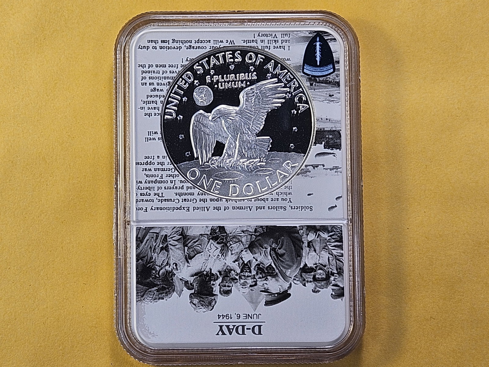 NGC 1974-S Eisenhower Silver Dollar in Proof 69 Ultra Cameo - 3