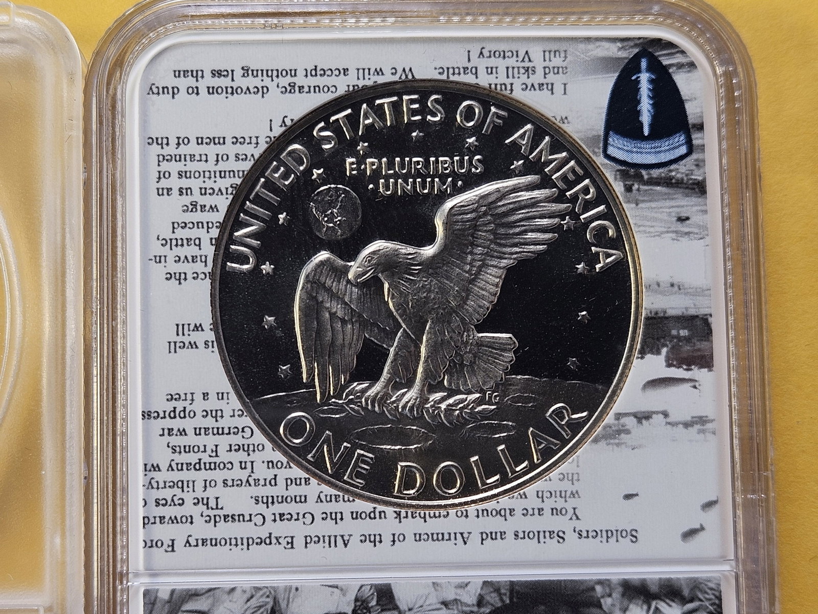 PERFECT! Two ANACS 2024-S Innovation Dollars in Proof 70 Deep Cameo with an NGC Eisenhower Dollar... - 7
