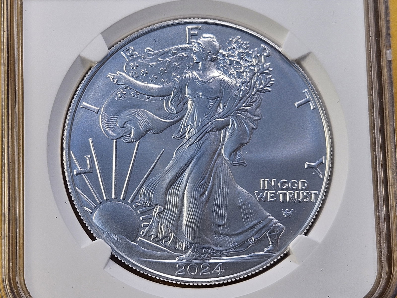 PERFECT! NGC 2024 American Silver Eagle in Mint State 70: Perfect Grade! In First Release Holder