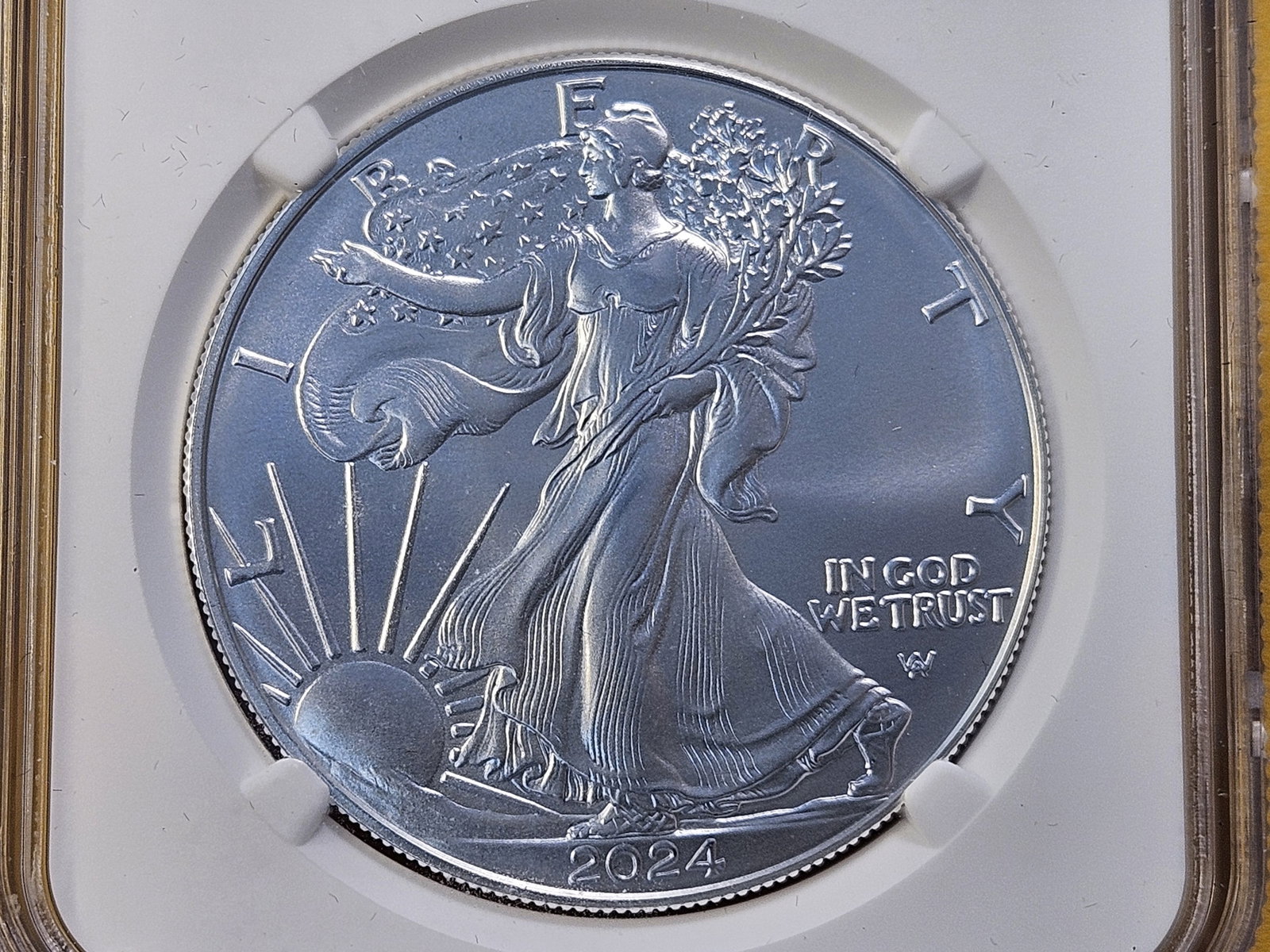 PERFECT! NGC 2024 American Silver Eagle in Mint State 70: Perfect Grade! In First Release Holder