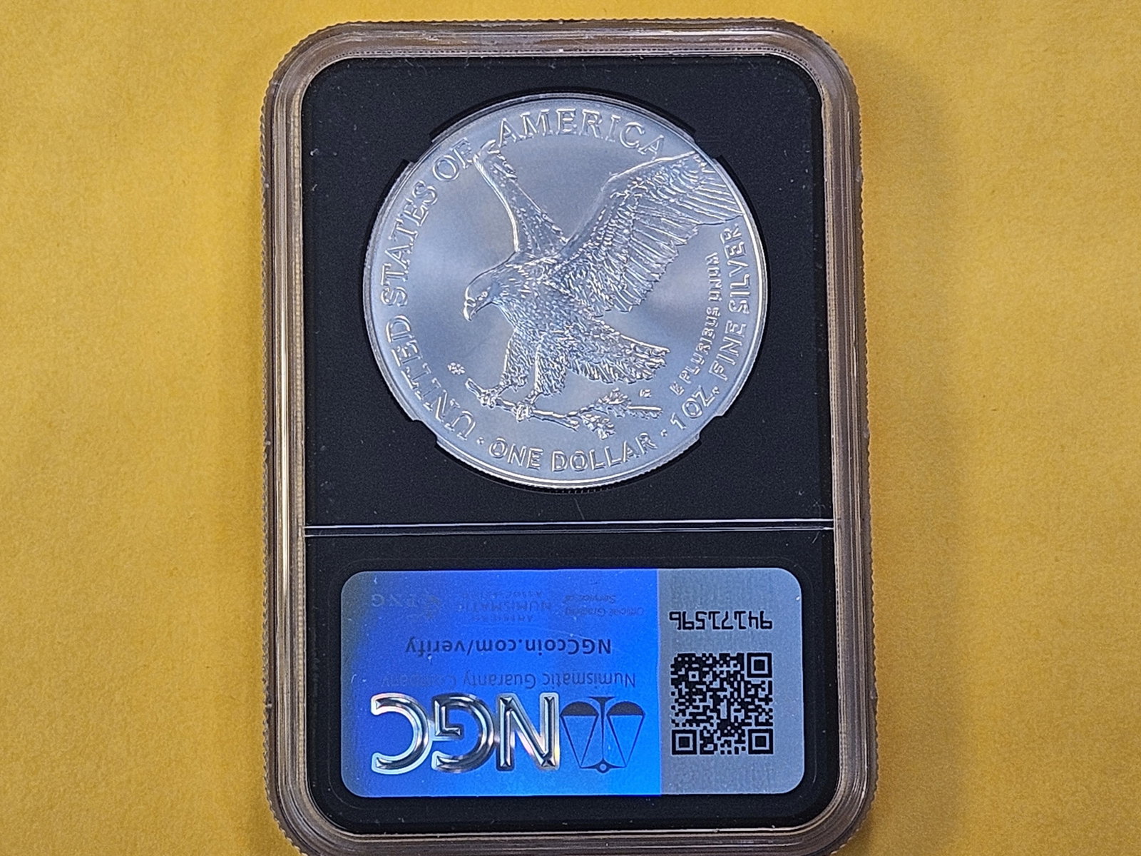 PERFECT! NGC 2024 American Silver Eagle in Proof 70 Deep Cameo - 3