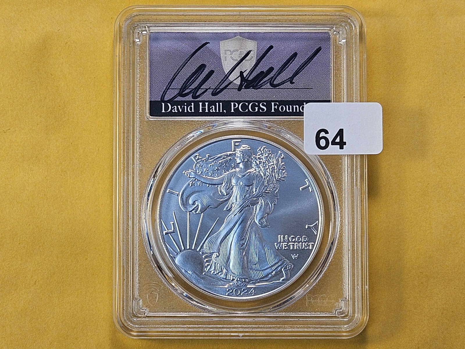 PERFECT! PCGS 2024 American Silver Eagle in Proof 70 Deep Cameo - 2