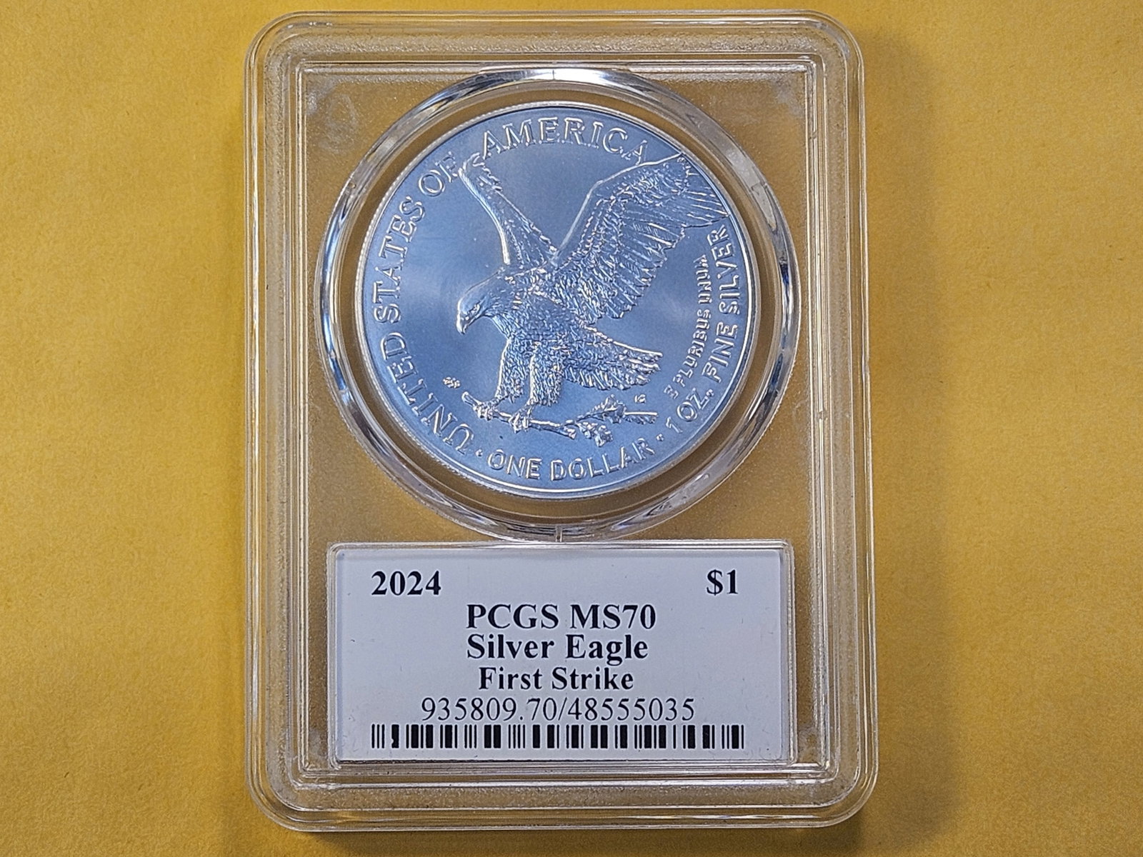 PERFECT! PCGS 2024 American Silver Eagle in Proof 70 Deep Cameo - 3