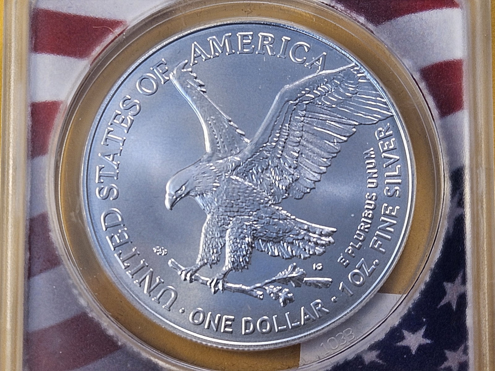 PERFECT! ANACS 2025 American Silver Eagle in Mint State 70 - 4