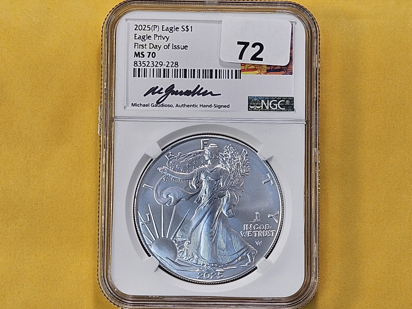 PERFECT! NGC 2025 American Silver Eagle in Mint State 70 - 2